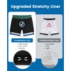 MaaMgic Mens Swim Trunks with Compression Liner 2 in 1