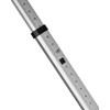AdirPro 16-Foot Aluminum Grade Rod – 8ths, Dual Sided 5-Section