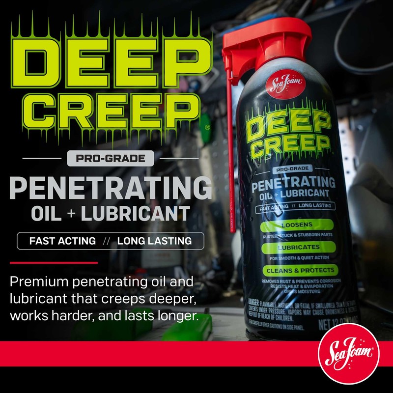 Sea Foam Deep Creep Penetrating Oil and Lubricant, DC14, 12