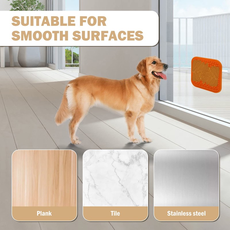 Lick Mat for Dogs - Slow Feeder Licking Mat with