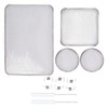 RV Mesh Screen Set Stainless Steel Vent Cover Furnace Flying