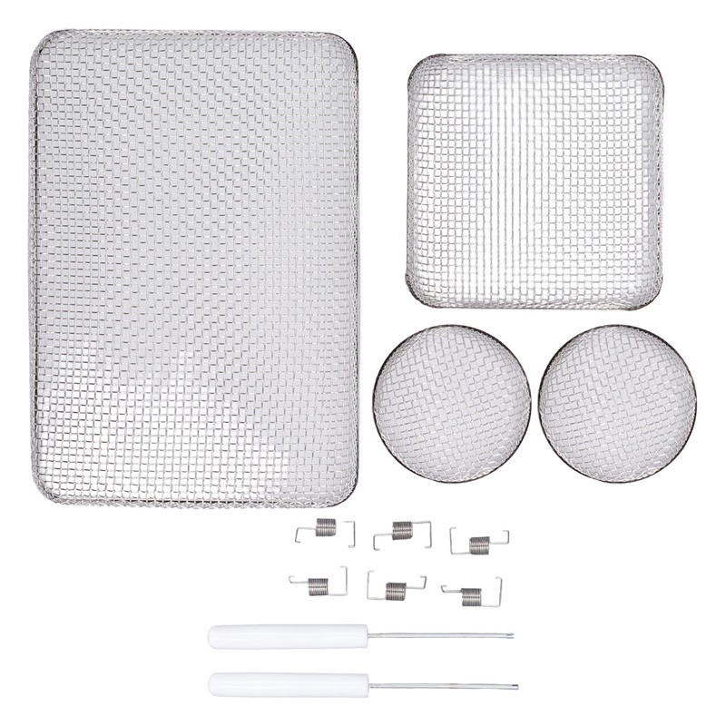 RV Mesh Screen Set Stainless Steel Vent Cover Furnace Flying