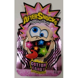 Unbranded Aftershock Cotton Candy Popping Candy 4 Count Free Shipping