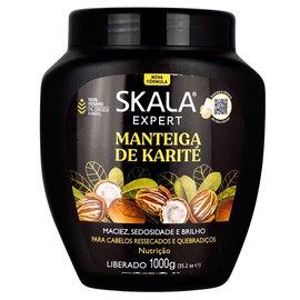 Brazilian Hair Treatment Cream Manteiga de Karite Shea Butter 35oz by Skala, 35.2 Ounce