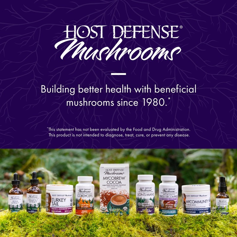 Host Defense MycoBrew Coffee - Instant Drink Mix - Includes