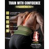 MANUEKLEAR 2-in-1 Dip Belt & Lifting Belt with 36.7 In