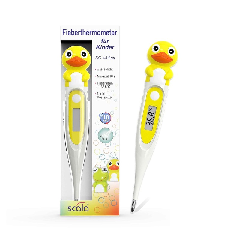 scala Termometro digitale SC 44 flex anatra bianca per bambini