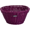 Saleen Trend Basket Round Ø18x10 cm in Purple, polypropylene 18