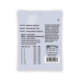 Martin Strings - Retro Monel - 12 String Extra Light (10-47)