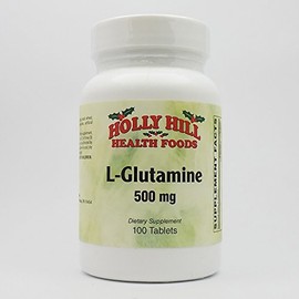 Holly Hill Health Foods, L-Glutamine 500 MG, 100 Tablets