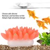 Aquarium Artificial Silicone Decoration Fish Tank Simulation Silicone Coral OrnamentRed