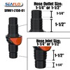 SEAFLO Inline Straight 1-1/4"-1½" Quick Disconnect Non-Return Check Valve-Inlet/Outlet fits