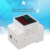 Voltmeter Ammeter 4 Digit Display DIN Rail Mount Single Phase
