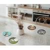 4 x Round Siberian Husky Coasters - Dogs Pets Poodle