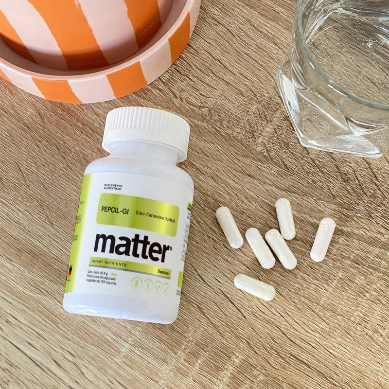 YOU MATTER - Pepcil-GI con Zinc-Carnosina Quelado, Apoyo Digestivo y