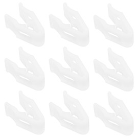 eMagTech Pack of 20 Car Tailgate Trim Clips Boot Lid Trim Clips Trim Retainer Buckle Fittings Replacement Compatible with Ford Galaxy, White