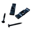 JAM2DAY Pack of 2 Black Turn Buttons/Catches With Screws For