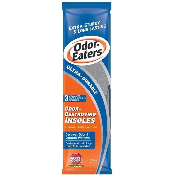 Odor-Eaters Ultra-Durable, Heavy Duty Cushion Insoles, 1 Pair (285791)