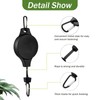 BSITSSS 2 Pcs Hanging Basket Pulley, Retractable Hanging Basket Pulley,