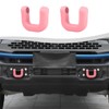 SQQP Bumper Tow Hook Covers Compatible with Ford Bronco 2021-2024+Exterior