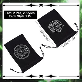 CREATCABIN 4Pcs Velvet Storage Bag Tarot Cards Bags Pouches Drawstrings Bags Tarot Cards Dice Deck Holder Pouches Purple Tree of Life Tarot Jewelry Wrap Bags for Crystals Dices Witchcraft 5x6Inch