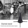 Clarinet Stand, Folding Tripod Stand Holder for Wind Instrument Accessory
