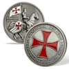 AtSKnSK Knights Templar Red Cross Challenge Coin