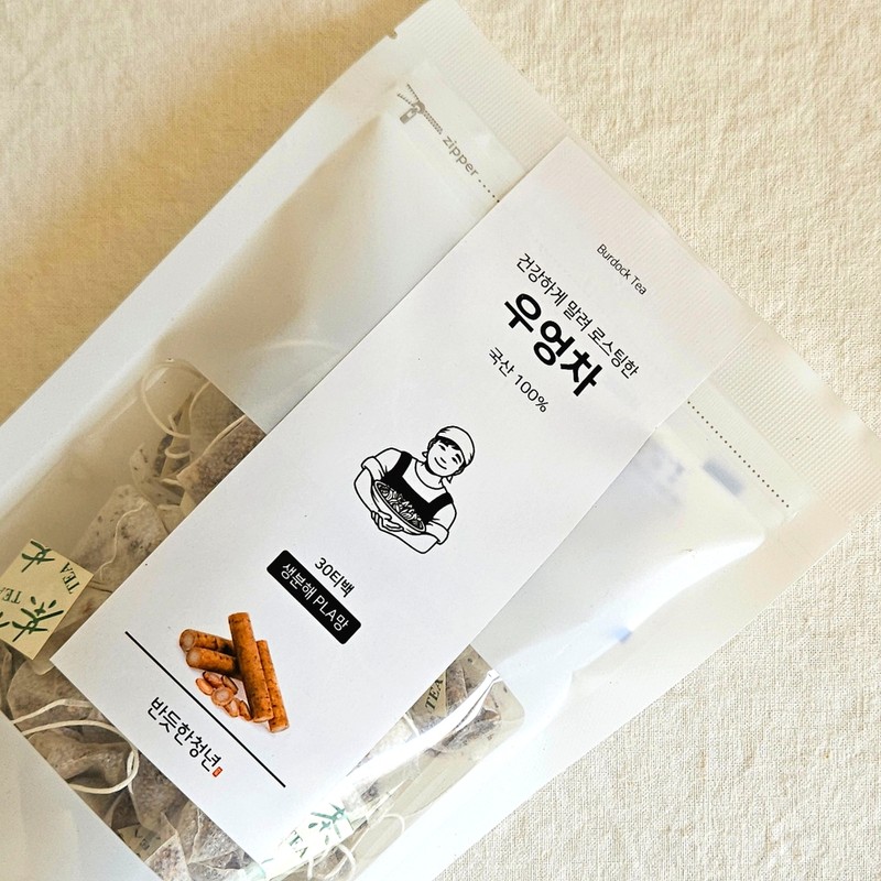 Burdock tea biodegradable tea bag Domestic efficacy tea burdock tea.[Single