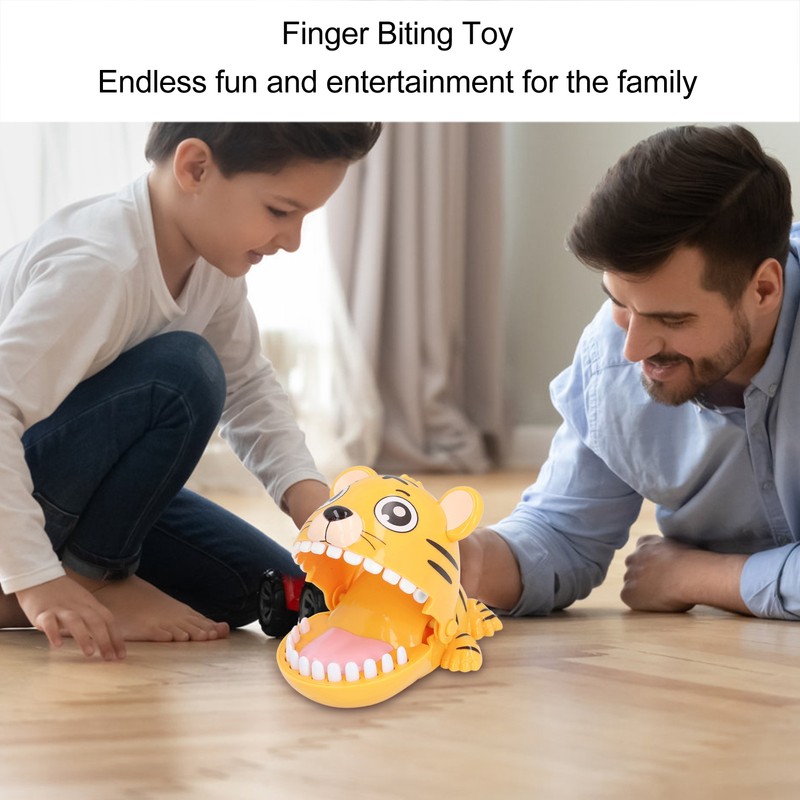 Biting Finger Toy Cartoon Animal Stress Relieve Anxiety Hand Eye
