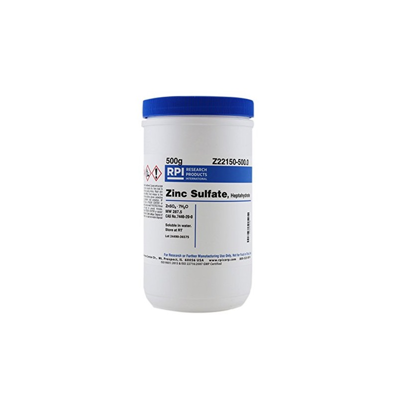 Zinc Sulfate Heptahydrate, 500 Grams
