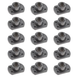 Create idea 15pcs Weld Nuts M8 Tab Base UNC Carbon Steel Machine Screw T-Shaped 4 Projection for Furniture Vehicles Caster and Industry Machine