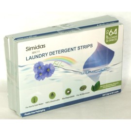 Simidas Laundry Detergent Sheets Up to 192 Loads, Bio Degradable, No Plastic