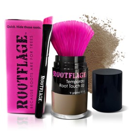 Rootflage Root Touch Up Powder - Smoky Blonde Hair Powder for Instant Temporary Coverage, Hairline Filler, Root Concealer