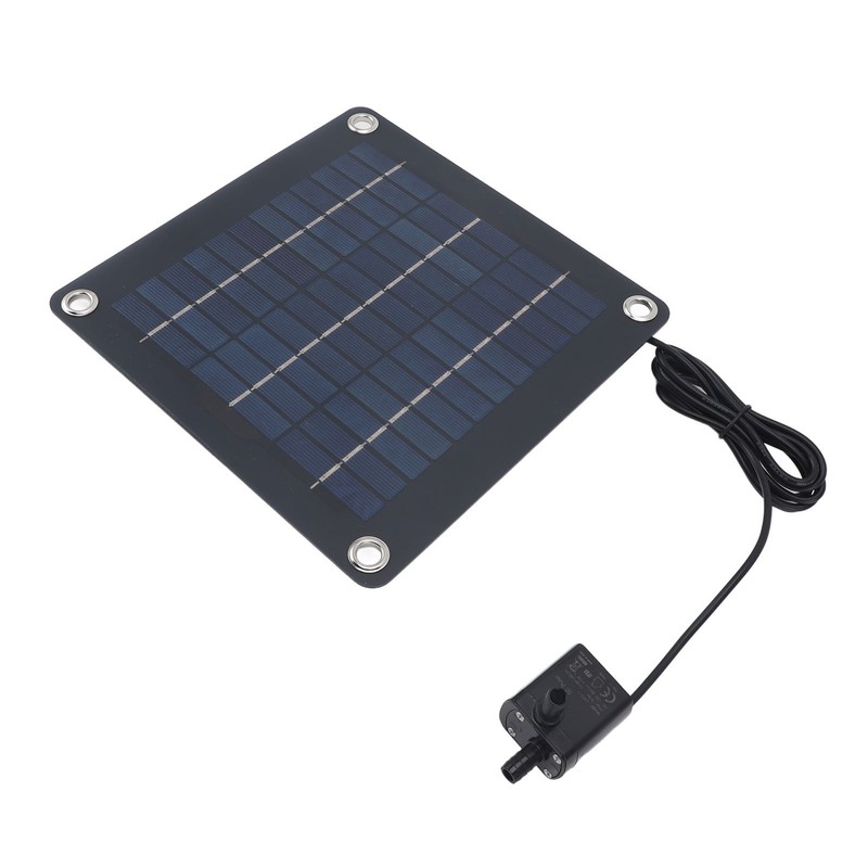 20W Monocrystalline Solar Panel with Garden Pond Fountain DC12V Pump