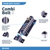 Henry Squire Combi-Bolt 5 Unique Combination Locking Bolt, 150 mm