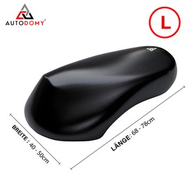 AUTODOMY Motorcycle Seat Cover Universal Waterproof Seat Cover Non-Slip Scratch-Resistant It Has Sun and Rain Protection Valid for All Types of Motorcycles and Scooters (L)