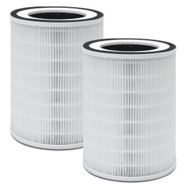 Lhari True HEPA Filter, Compatible with Afloia KILO/KILO PRO/MIRO/MIRO PRO Air Purifier, Morento KILO Air Purifier and Cuckoo CAC-I0510FW Air Purifier, 2-pack
