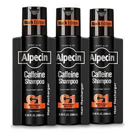 Champú Alpecin Caffeine C1 Black Edition Para Hombre 250 Ml