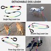 Heavy Duty 3 Dog Leash for Large Dogs No Tangle
