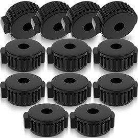12 Pcs Plastic Cymbal Nuts, 8 mm Quick Set Percussion Replacement Parts Quick Release Cymbal Topper Quick Fit Cymbal Mate for Percussion Drum Kit