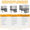 LEDXLIRBH Turtle Basking Platform with Ramp, for 10-30 Gal Tank
