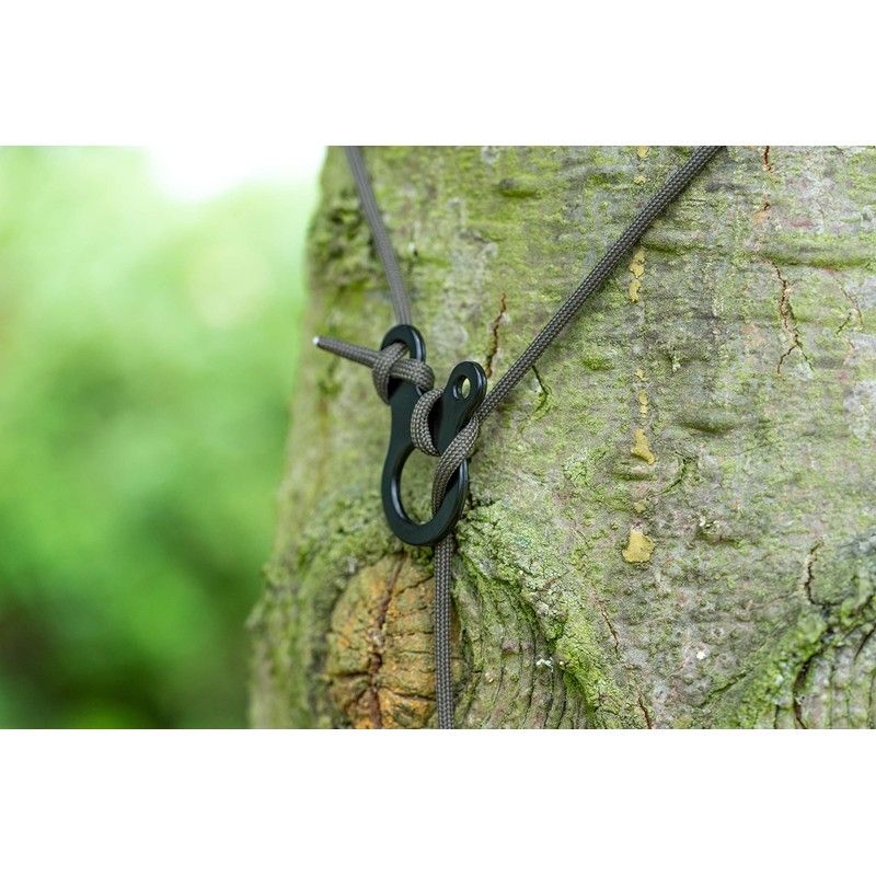 OUTDOOR NINJA NinjaRope Paracord 550-30 m with Paracord Tensioner (Olive,