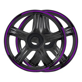 Motorcycle Reflective Rim Tapes Sticker Stripe 17 inch Wheel Decal Stickers Compatible with Kawasaki Ninja 250 300 400 500 650 1000 ZX6R 636 ZX9R ZX-10R (Green)