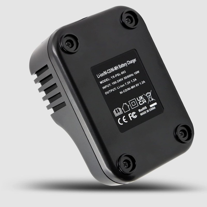 Tnvodejo 7.4V 1.2A 6V 50/60Hz Input 100-240V Li-ion NI-MH Battery