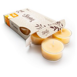Pumpkin Souffle Premium Tealight Candles - Highly Scented with Essential & Natural Oils - 6 Beige Tea Lights - Beautiful Candlelight - Made in The USA - Bakery & Food Collection