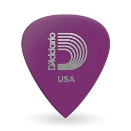 D'Addario Accessories 6DPR6-25 - Púa, metal, tamaño grueso, paquete de 25 unidades,