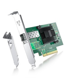 ipolex 10G Network Card Intel X520-DA1/X520-SR1 82599EN Genuine Board (Chip) Mount, Single SFP+ Port, PCI-E2.0 X 8, PC Server