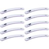 Set of 10 pcs Professional Nail Files Banana Double Sided