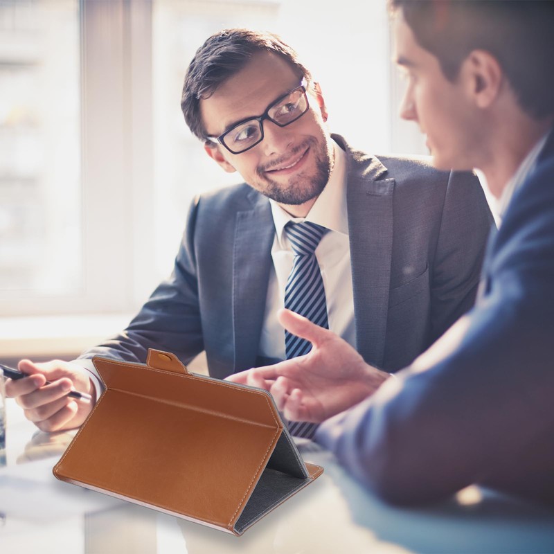 sourcing map Universal 9 Inch Tablet Case, Protective Folio PU