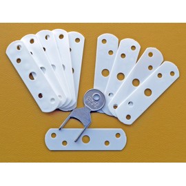 Bever Levelling Plates Spacer 24SW for Stuco Safe Window Lock White